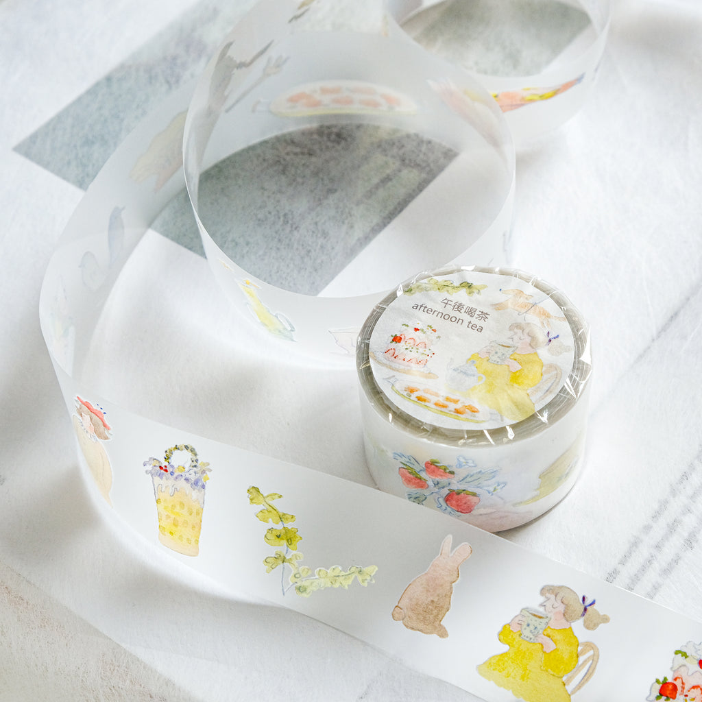 Rink Japanese Washi Tape / Watercolor / Set of 8