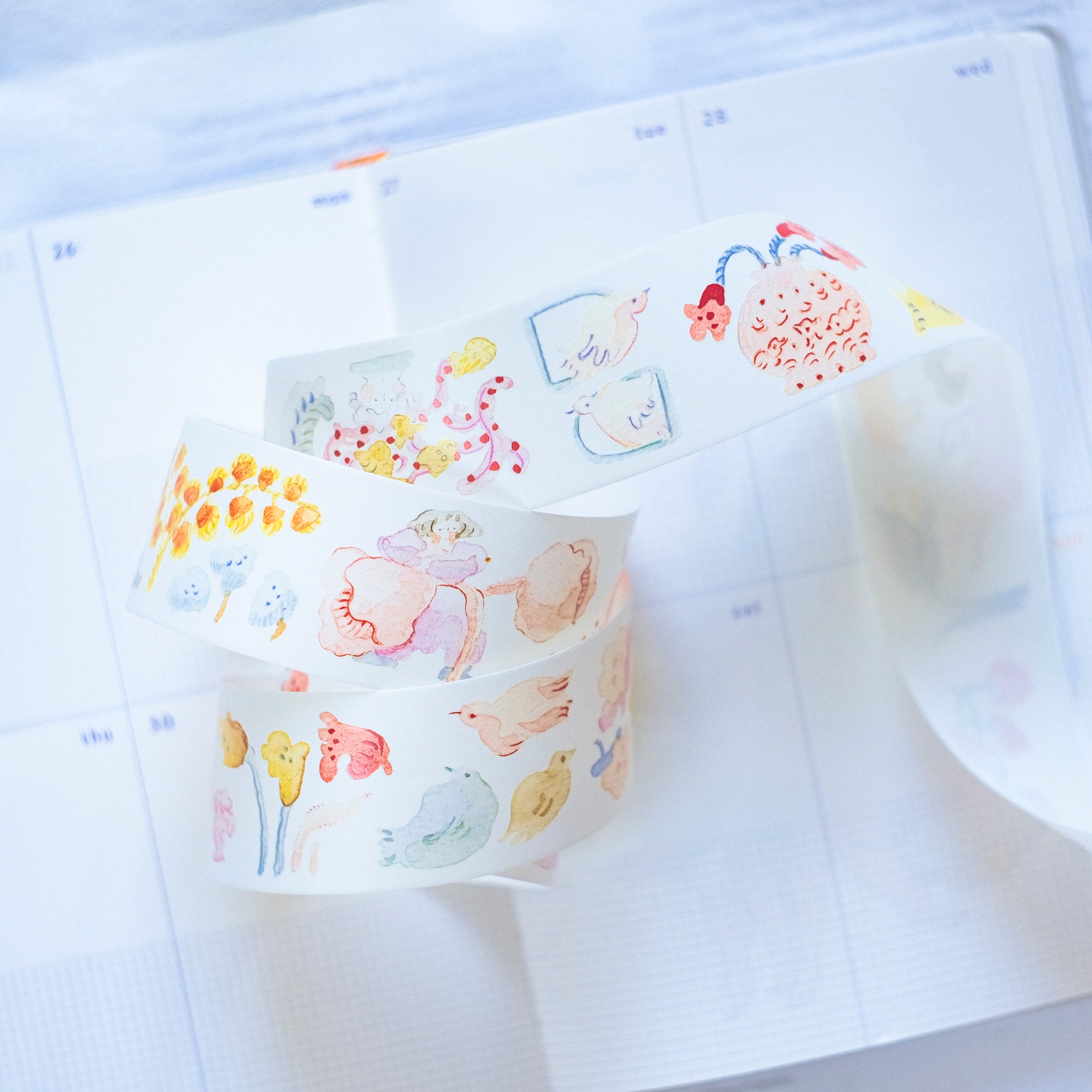 I Love Bubble Tea Washi Tape. Cute Washi Crafting Tape
