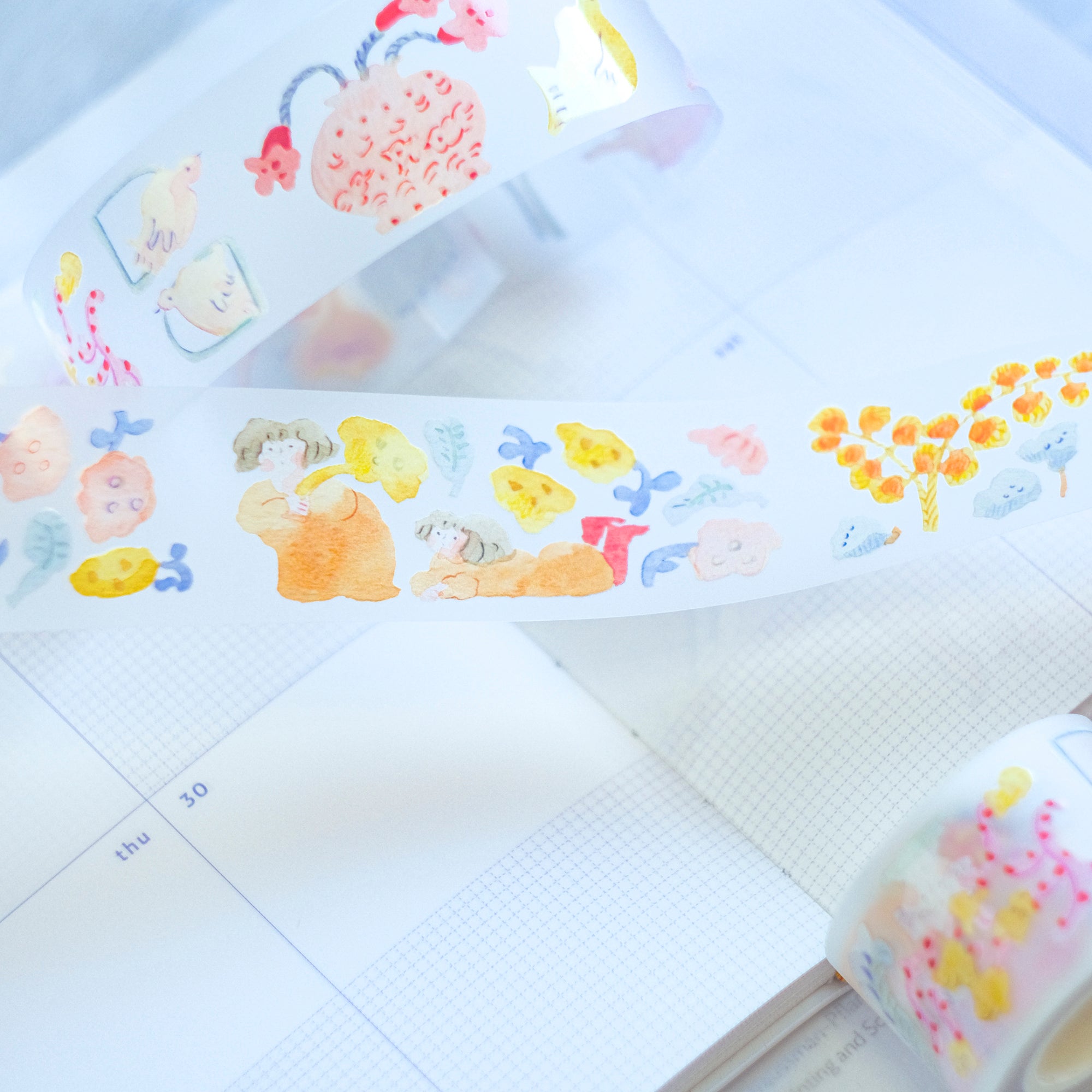 dodolulu Washi Tape - With Love (3cm)