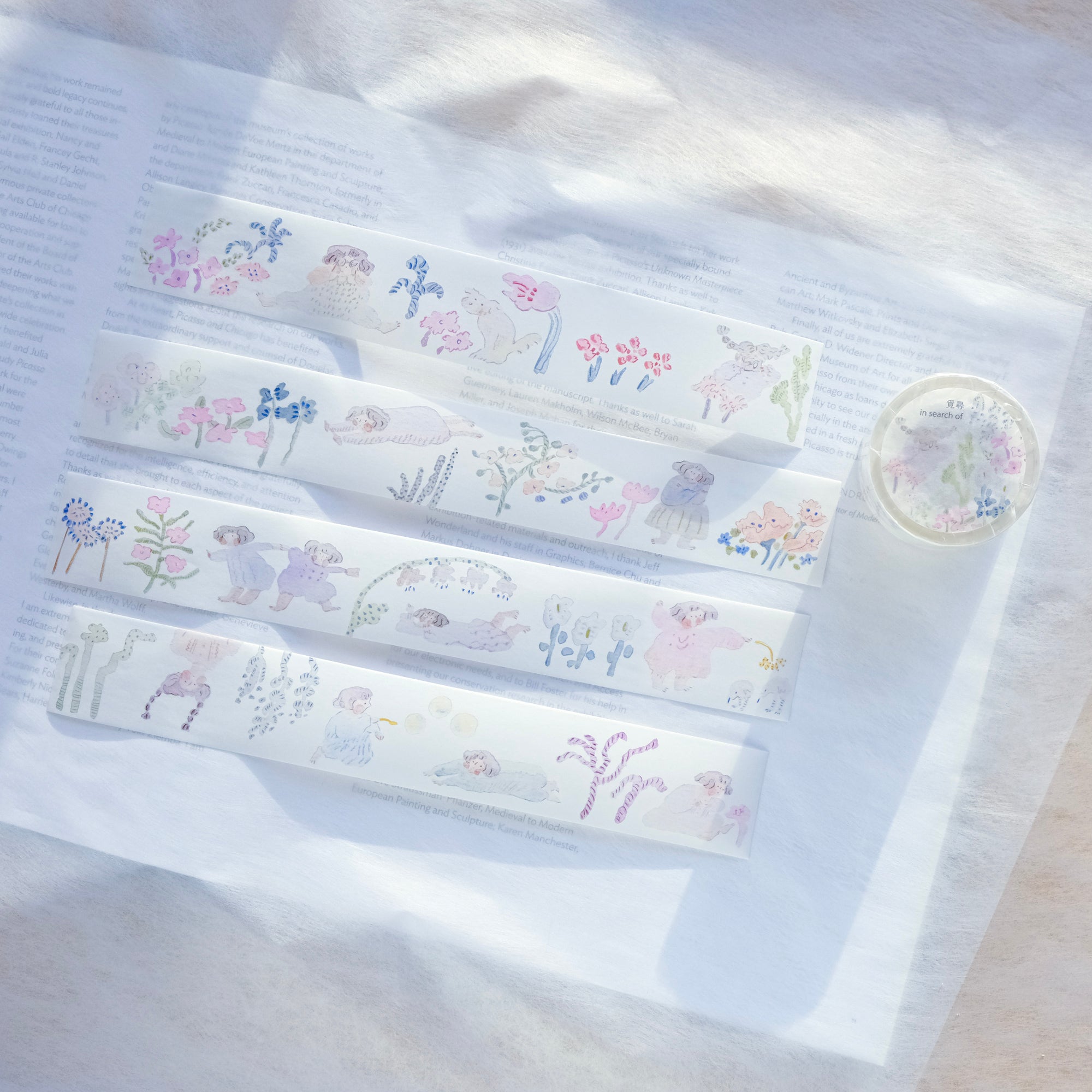 dodolulu Washi Tape - In Search Of (3.5cm)